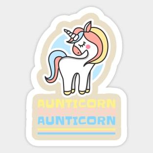 Aunticorn Sticker